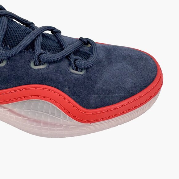 Christian Louboutin Arpoador Navy Drawstring Sock Sneakers Size 39 US 9 Women's - Picture 10 of 16